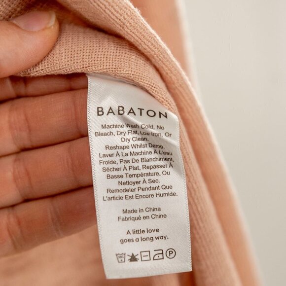 Aritzia  Babaton Lance Cardigan | Light Peach XXS - Picture 9 of 10